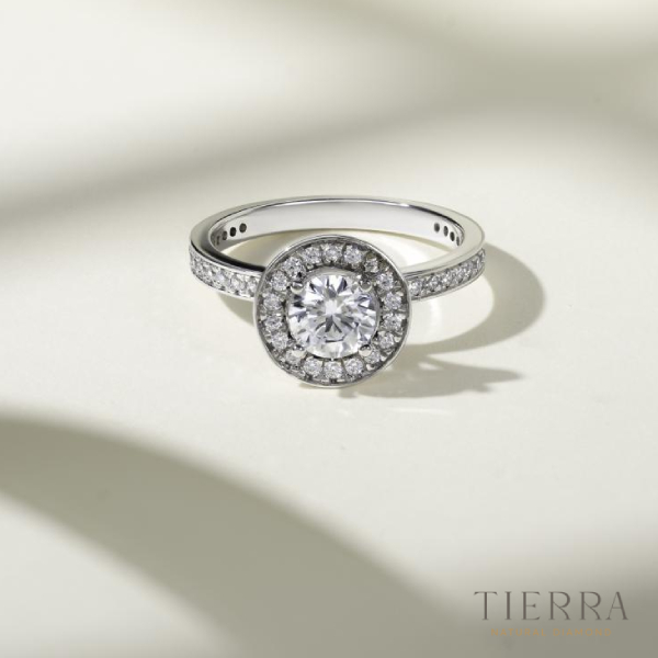 Những mẫu nhẫn kim cương đẹp - Nhẫn Halo NCH2203